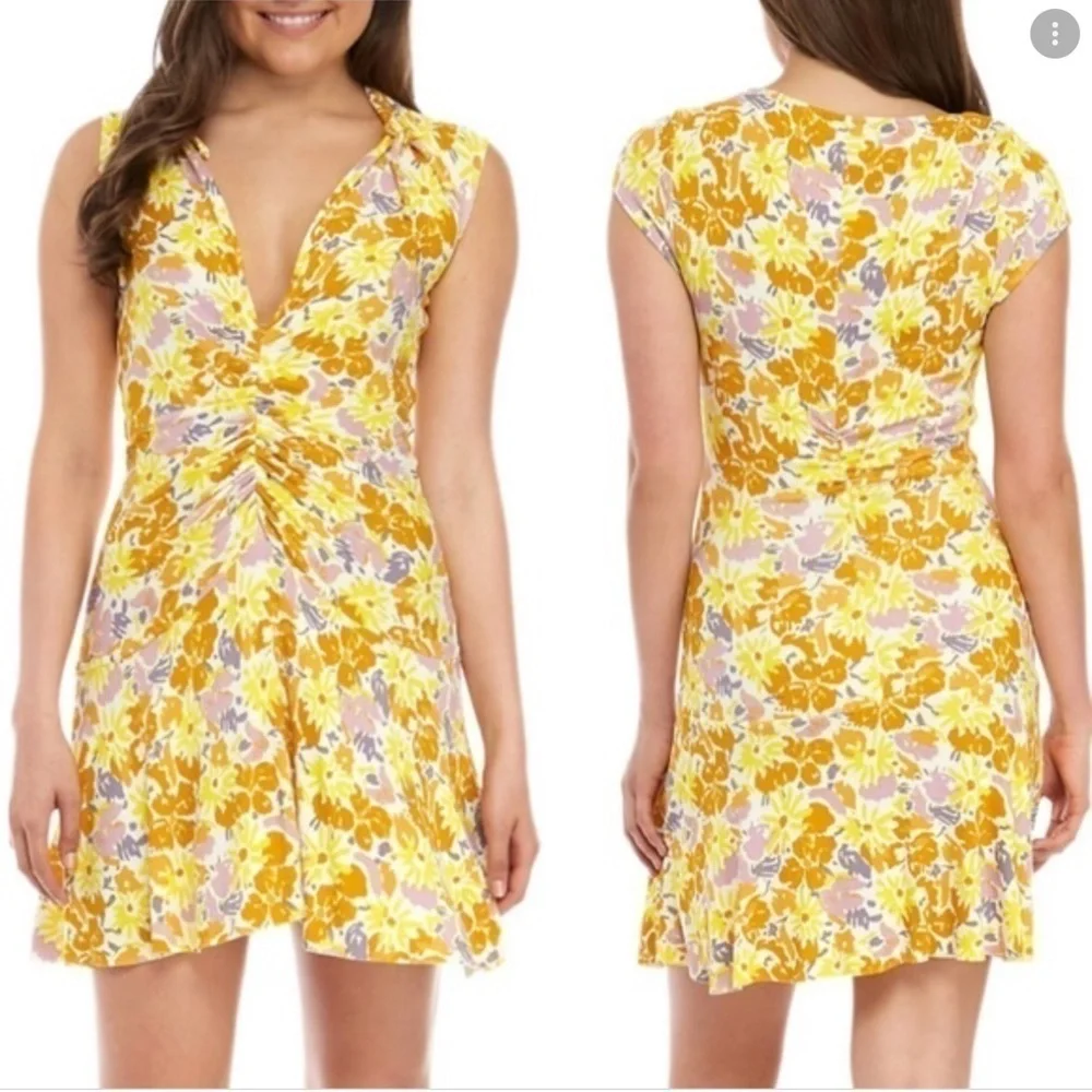 Free People Key To Your Heart Mini Dress New with tags size M floral print D12